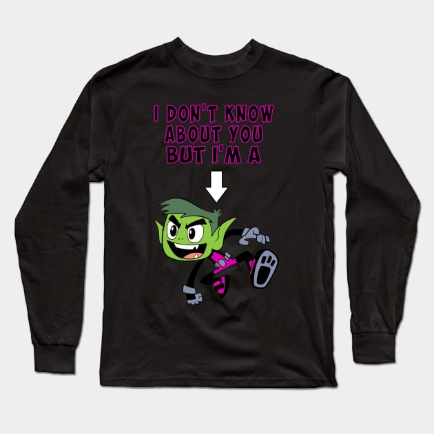 I'm A Beast, Boy Long Sleeve T-Shirt by ComicBook Clique